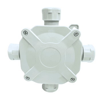 Nadometna doza HERMETIČNA IP67 z uvodnicami SIVA Z VLOŽKOM 75x75x33mm