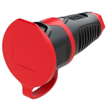 PCE Prenosna gradbena gumijasta vtičnica 16A 230V STRONG