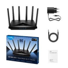 151 CUDY WR11000 2,5G Wi-Fi 7 Tripasovni usmerjevalnik