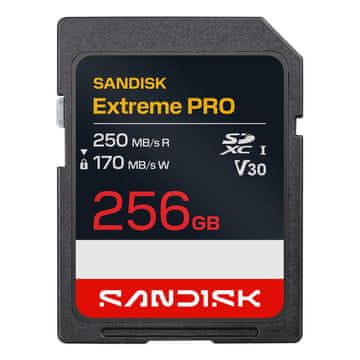 Sandisk Extreme Pro SD UHS-I 256GB SD 250MB/s(R) /