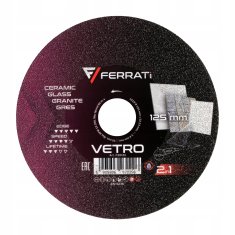 Vetro 125 mm diamantni disk