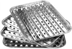 ARPEX Aluminijasti pladnji za piknik žar 28x22 5 cm 4 kosi