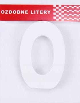 Lesena številka 0 16 cm 1 kos.