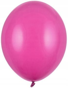 Pastelno roza rojstnodnevni baloni 12 cm 100 kosov.
