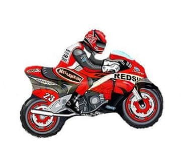 Flexmetal 24" FX folija balon - "Motor" (rdeč)