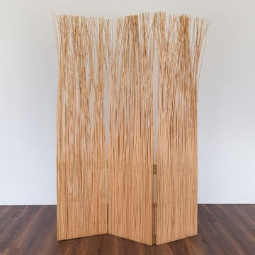 Homestyle4U Pregrada za prostor, 170x120x3 cm, rjava