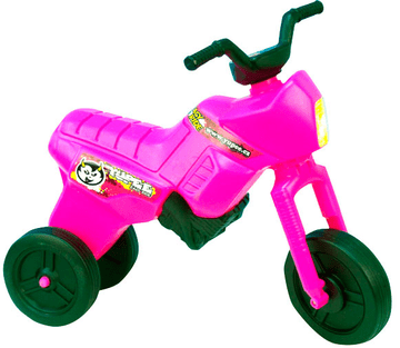 Teddies Poganjalec Enduro Yupee, rožnat, velik, od 12 mesecev