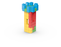 Geomag Geomag Magicube Creative, magnetne kocke, 64 kosov