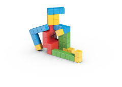 Geomag Geomag Magicube Creative, magnetne kocke, 64 kosov
