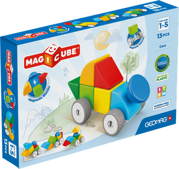Geomag Geomag Magicube Avto – magnetni konstrukcijski set, 13 delov