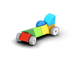 Geomag Geomag Magicube Avto – magnetni konstrukcijski set, 13 delov