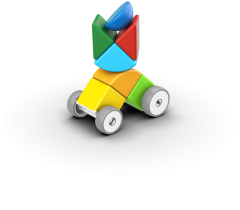 Geomag Geomag Magicube Avto – magnetni konstrukcijski set, 13 delov