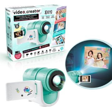 Epee Otroška kamera Creator 3-v-1: videokamera, fotoaparat in projektor
