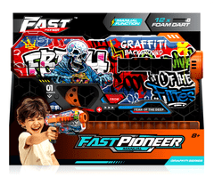 Alltoys Otroški ročni blaster Fast Pioneer z 12 penastimi naboji