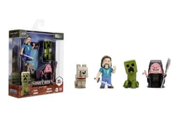 Simba Minecraft filmske kovinske figurice, 6,5 cm, komplet 4 kosov