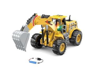 Alltoys RC gradbeni stroj z žlico na daljinsko upravljanje, 1:22