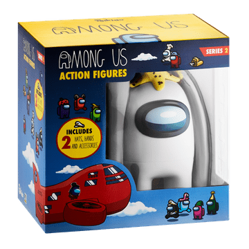 Alltoys Among Us deluxe figurica, 1 kos, 2. serija, s 3 dodatnimi pokrivali