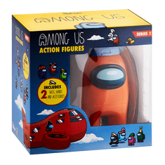 Alltoys Among Us deluxe figurica, 1 kos, 2. serija, s 3 dodatnimi pokrivali