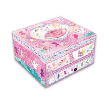 Alltoys Glasbena škatlica za nakit z balerino