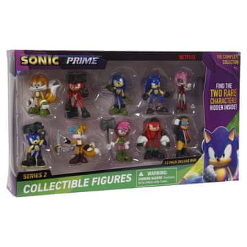 Alltoys Sonic zbirateljske figurice – 12 kosov v Deluxe škatli