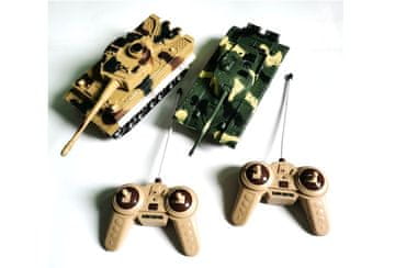 Alltoys Komplet 2 daljinsko vodenih tankov za bojno igro