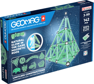 Geomag Geomag Glow magnetni konstrukcijski komplet, 142 kosov