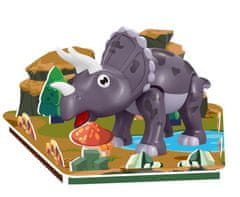 Alltoys Magnetni sestavljivi komplet Triceratops