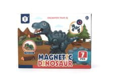 Alltoys Magnetni gradbeni komplet Tiranozaver za otroke