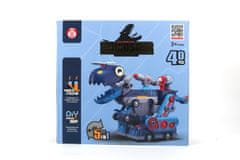 Alltoys Magnetni gradbeni komplet Dinozaver, 40 delov, 5 različic