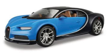 Maisto Bugatti Chiron, modri sestavljivi model, 1:24