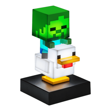 Epee Namizna svetilka Minecraft Chicken Jockey, 11 cm
