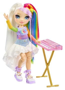 MGA Rainbow High Junior Fashion lutka Amaya – rockovska skupina