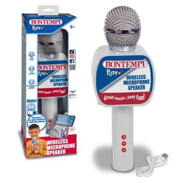 Bontempi Brezžični karaoke mikrofon z vgrajenim zvočnikom