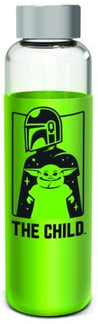Epee Steklenica iz stekla s silikonskim ovitkom 585 ml, Mandalorian