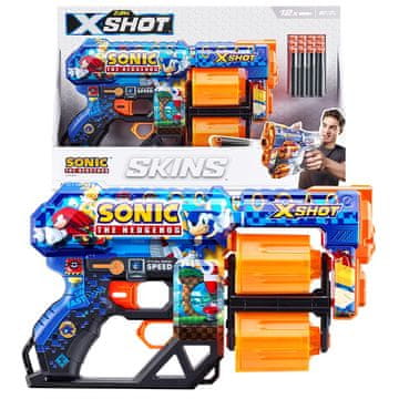 Sparkys X-SHOT Skins Sonic blaster z 12 naboji