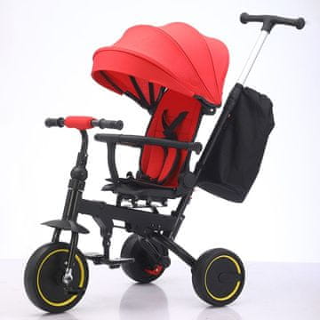 Sparkys Otroški tricikel Premium 5 v 1 – rdeč