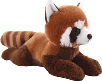 Sparkys Rdeča plišasta panda v ležečem položaju, 26 cm