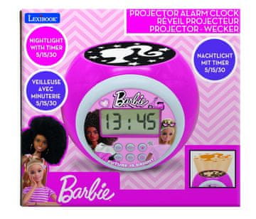 Alltoys Lexibook budilka Barbie s stropnim projektorjem