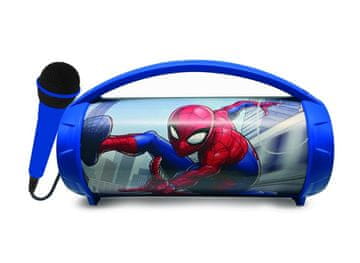 Alltoys Lexibook Bluetooth zvočnik Spiderman z mikrofonom in svetlobnimi učinki