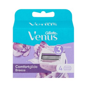 Gillette Venus Breeze darilni set nadomestne britvice 4 kos za ženske