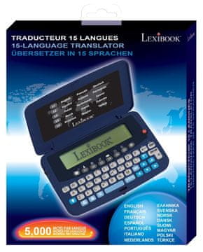 Alltoys Lexibook elektronski žepni prevajalnik za do 15 jezikov