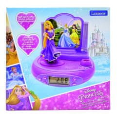 Alltoys Lexibook 3D budilka Disney princeske s projekcijo časa