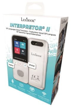 Alltoys Lexibook INTERPRETOR II glasovni prevajalnik za 137 jezikov s kamero