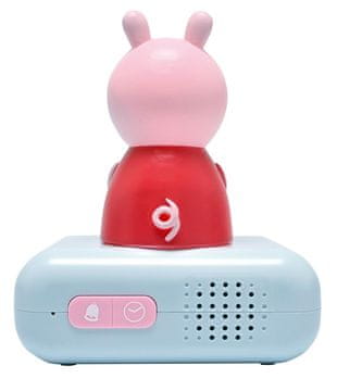 Alltoys Lexibook digitalna budilka Pujsa Pepa z osvetljeno figurico