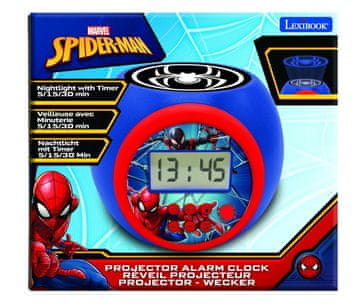 Alltoys Lexibook budilka Spiderman s stropnim projektorjem