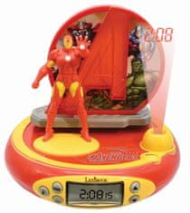Alltoys Lexibook 3D budilka Avengers s projekcijo časa