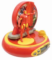 Alltoys Lexibook 3D budilka Avengers s projekcijo časa