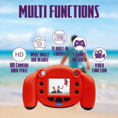 Alltoys Lexibook Miraculous HD fotoaparat in videokamera, 12 MP, 32 GB