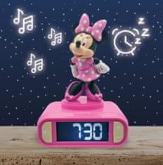 Alltoys Budilka Lexibook Minnie z osvetljeno figurico