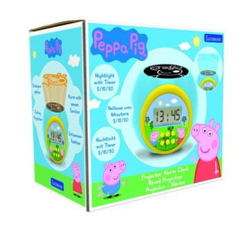 Alltoys Lexibook otroška budilka Pujsa Pepa s stropnim projektorjem